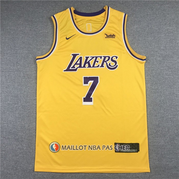 Maillot Los Angeles Lakers Carmelo Anthony NO 7 Icon 2020 Jaune